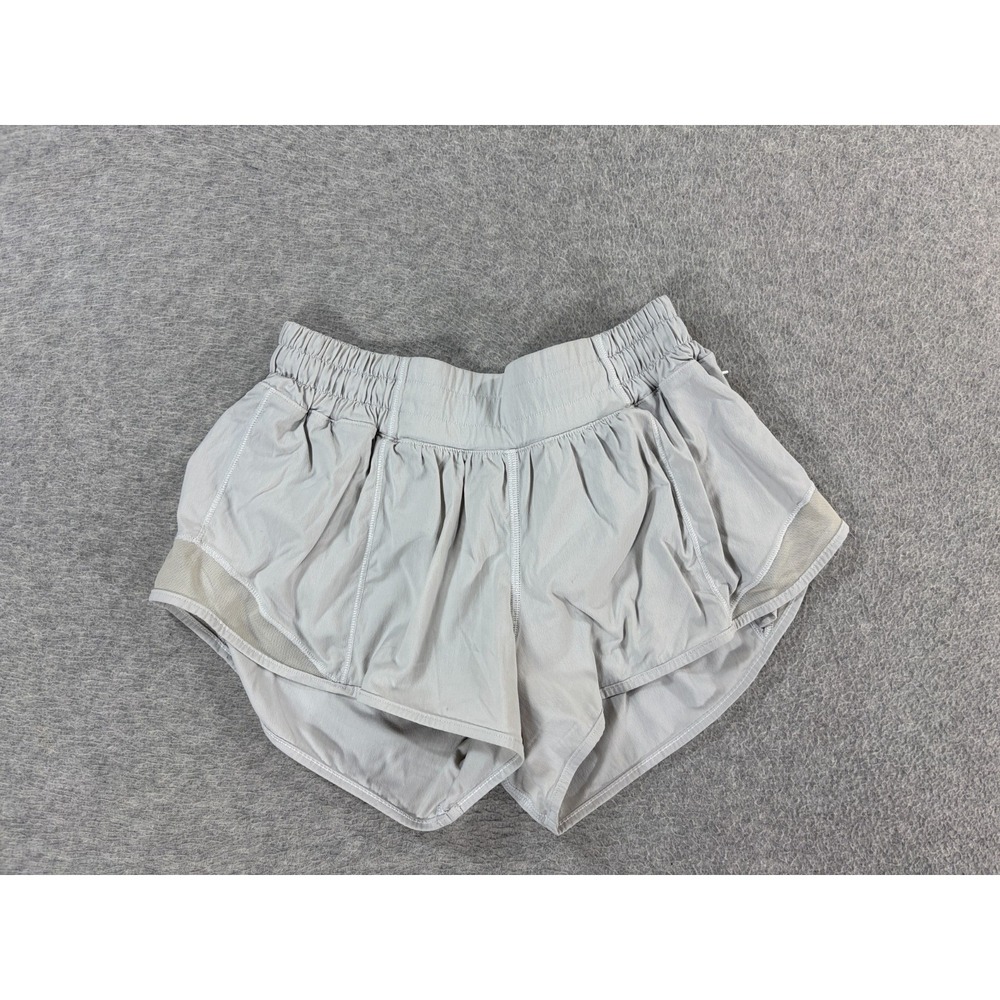 Lululemon Performance Lined Athletic Shorts (Girl's 4) Gray - 2"